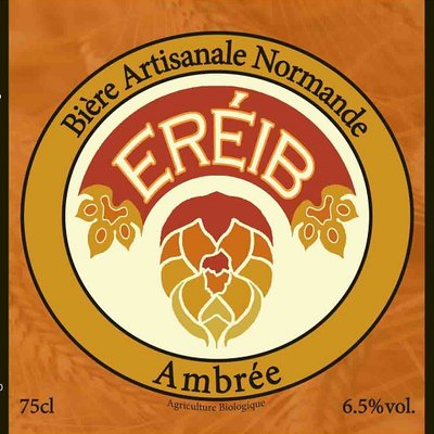 Eréib BIO Ambrée (75cl), 3.50e/pièce